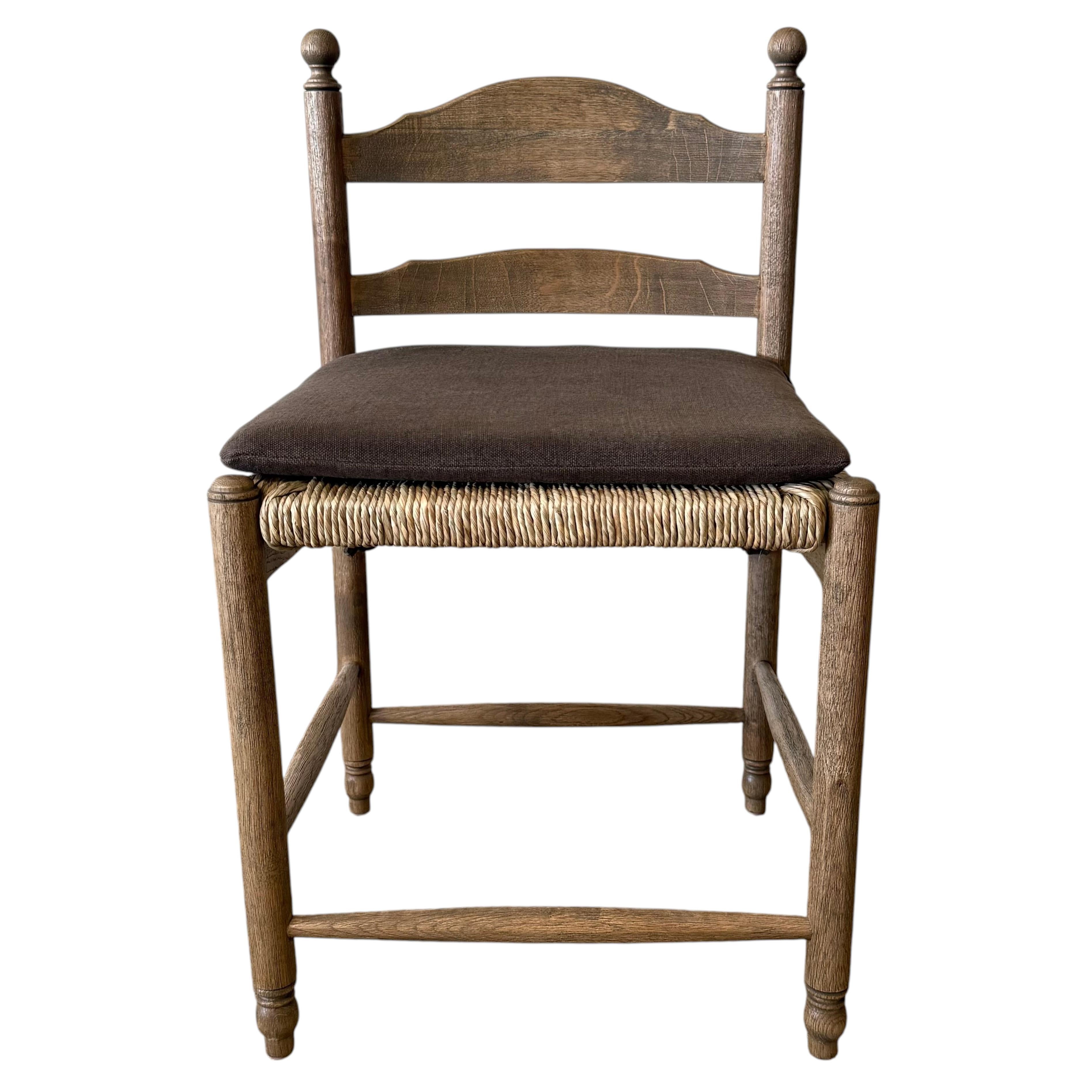 Fauteuil d'entrée Kalmar en chêne blanc « Montana Brown »