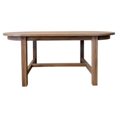 Amber White Oak Dining Table in Natural Finish