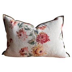 French Linen Lumbar Pillow Cover – Imperial Bouquet