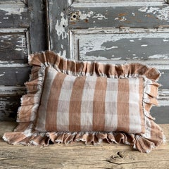 French Linen Boudior Case – Boho Terracotta