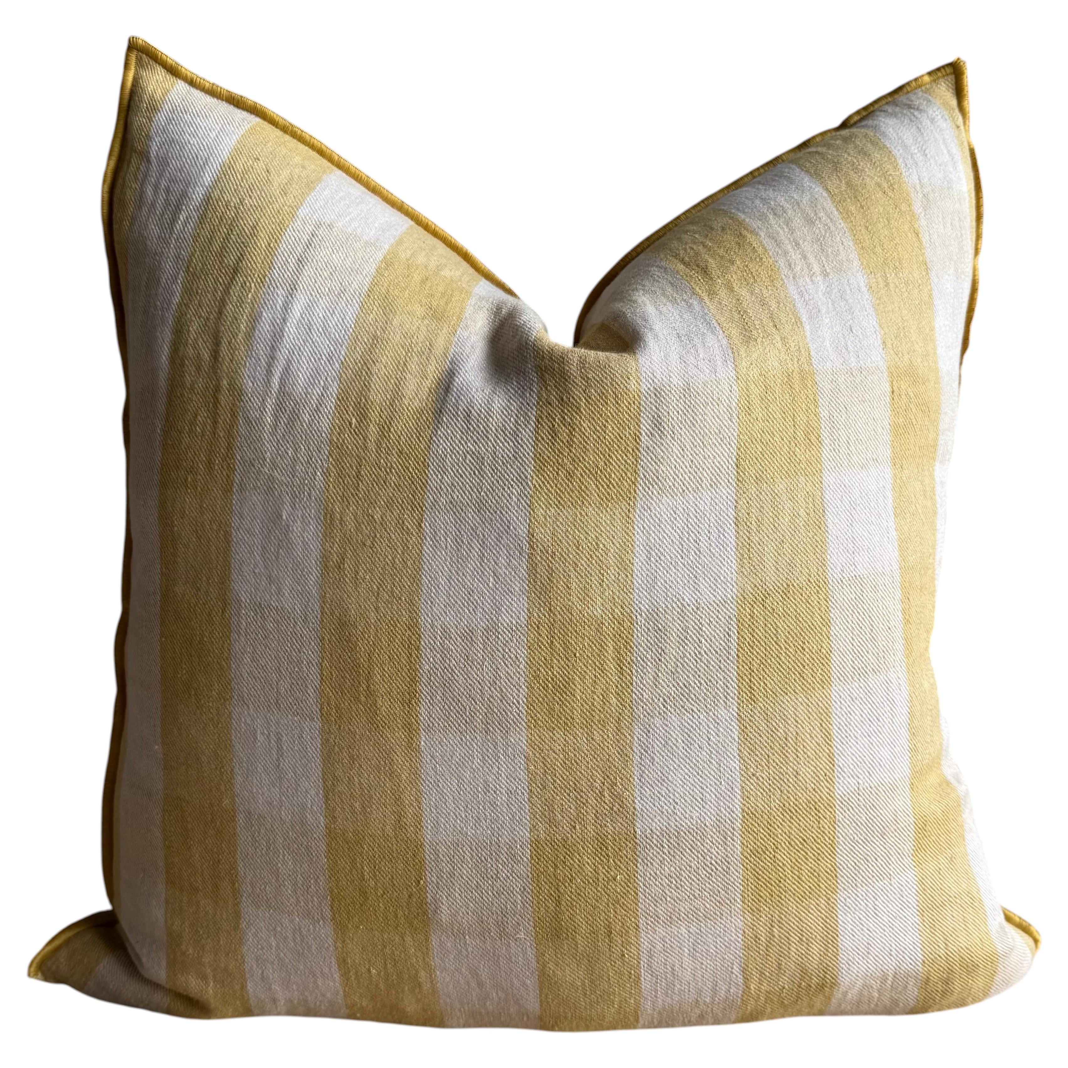 Custodia decorativa in lino francese – Vichy Paille