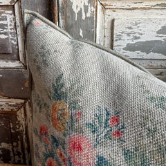 French Linen Lumbar Cover – Pompadour Nuage 15