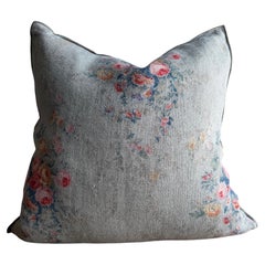 Funda decorativa de lino francés – Pompadour Nuage 26