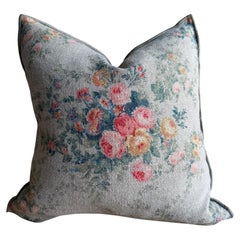 French Linen Accent Cover – Pompadour Nuage 20