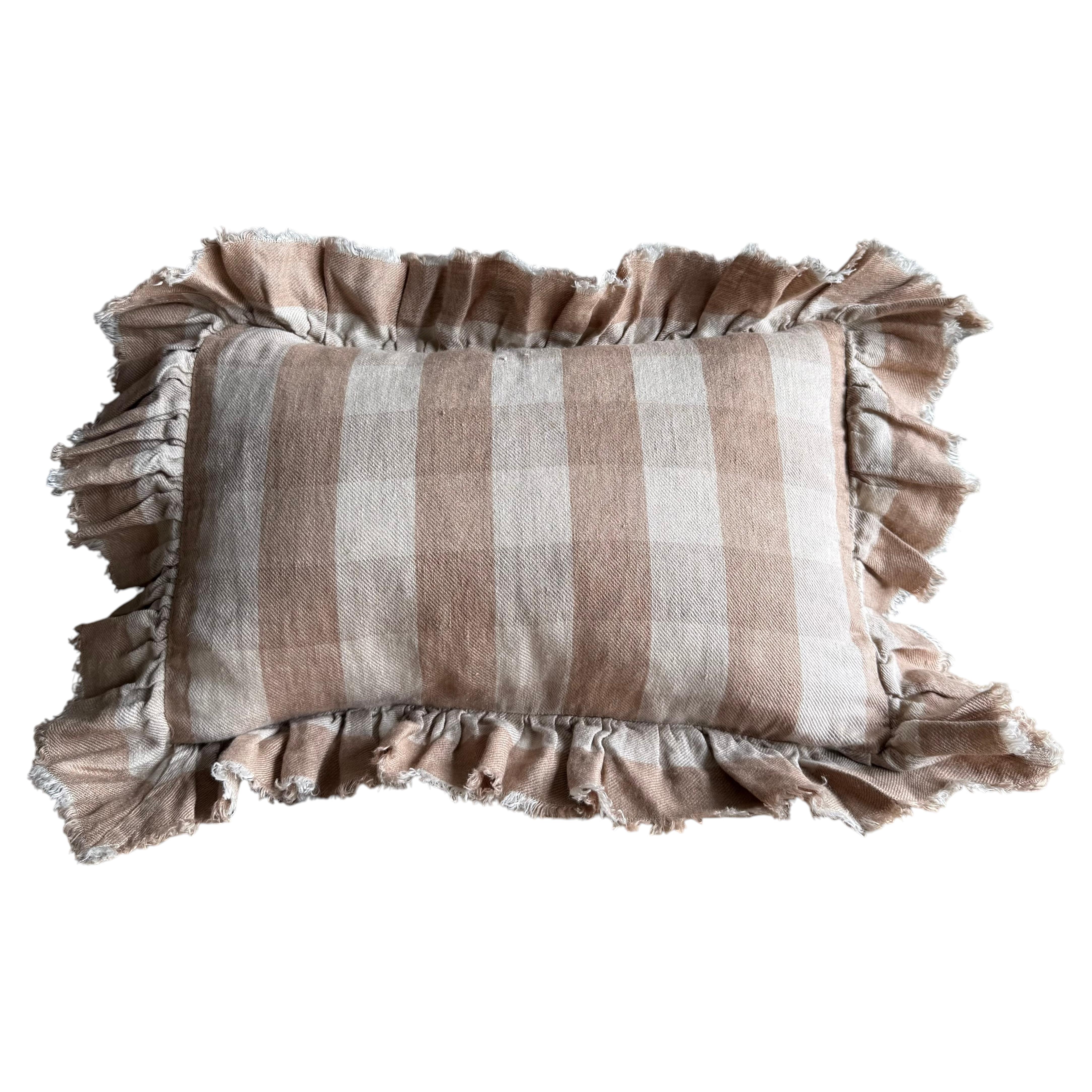 Fodera per boudior in lino francese – Boho Nude