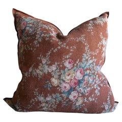 French Linen Accent Cover– Pompadour Argile 26