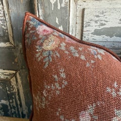 French Linen Lumbar – Pompadour Argile 20