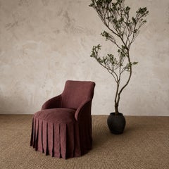 Poltrona Ella di Bloom Home, 100% lino belga, con rivestimento sfoderabile