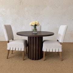 Lavene Dining Table in Oak Kona Dark Walnut Finish 42"