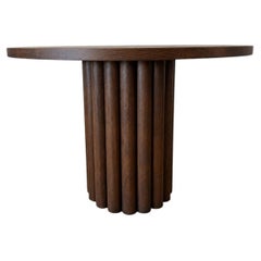 Lavene Dining Table in Oak Kona Dark Walnut Finish 42"