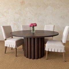 Lavene Dining Table in Kona Dark Walnut Finish 60″
