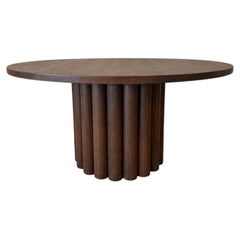 Table à manger Lavene, finition noyer foncé Kona, 60″