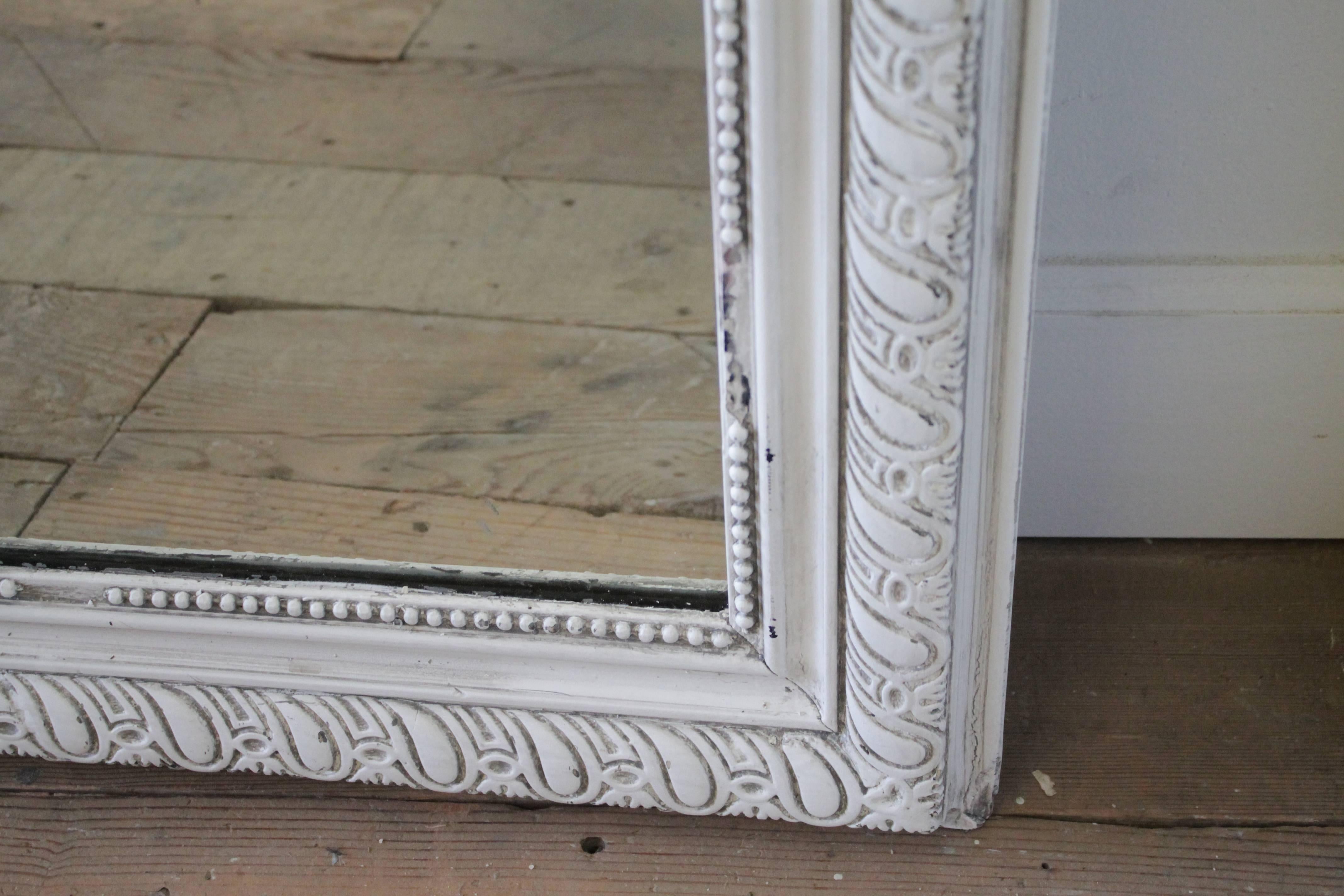 Carved Louis Phillipe Style Mirror with Cherubs