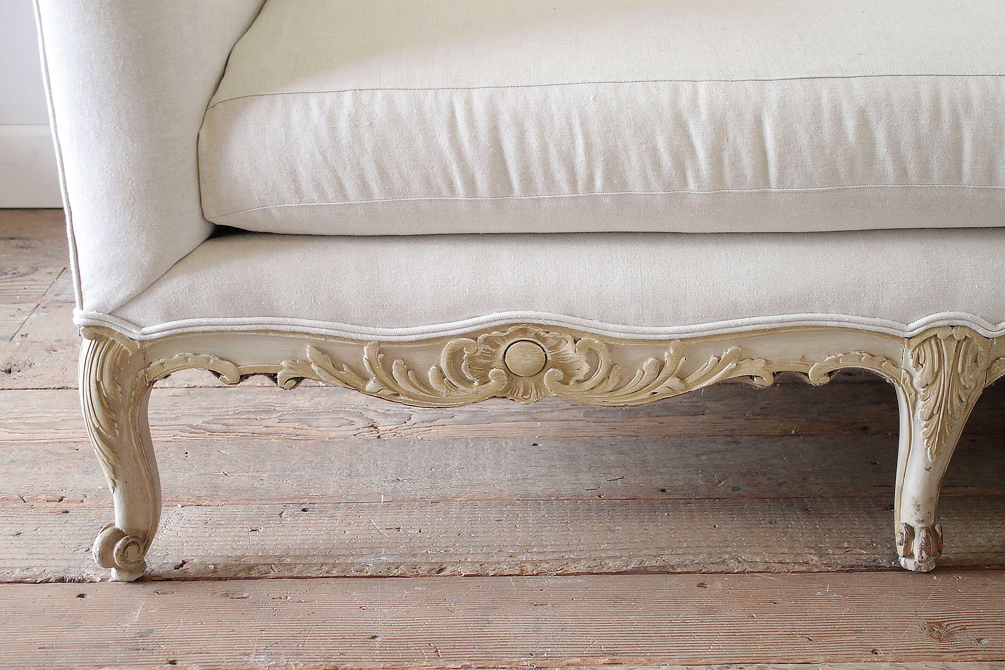 antique french style sofa