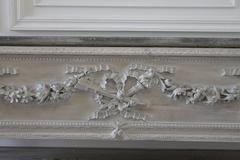 20th Century Carved Roses Swag Planter Box with Zinc Liner
