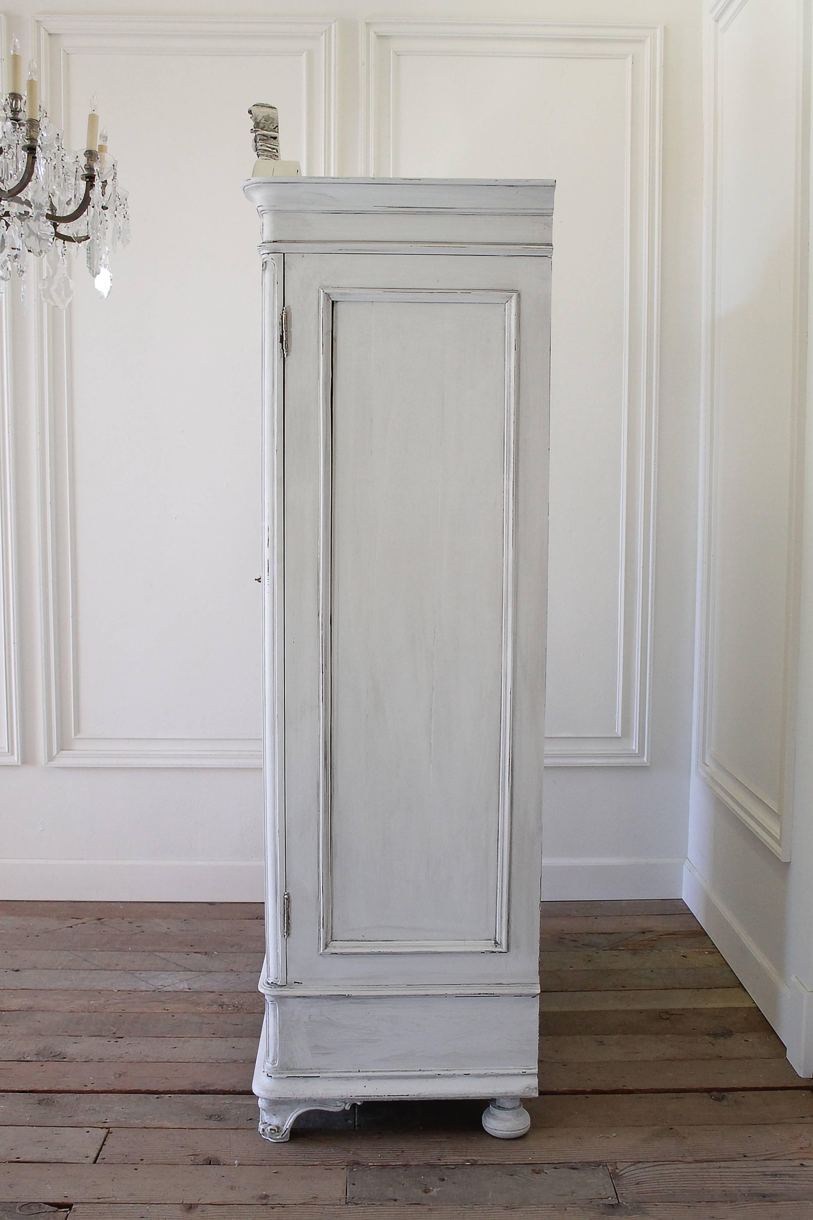 Antique French Style Armoire with Painted Finish 1