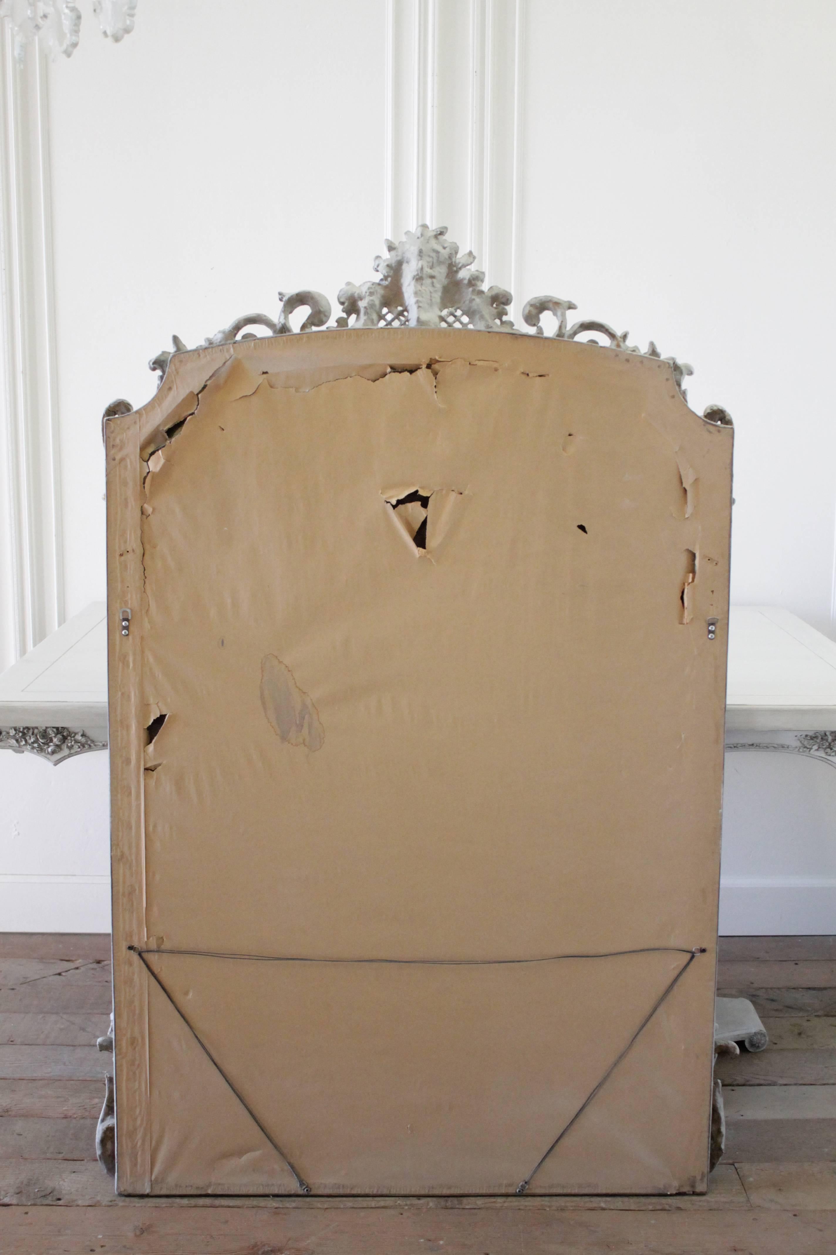 Antique Louis XVI French Painted Mirror 5