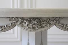 20th Century Carved and Painted Round Table
