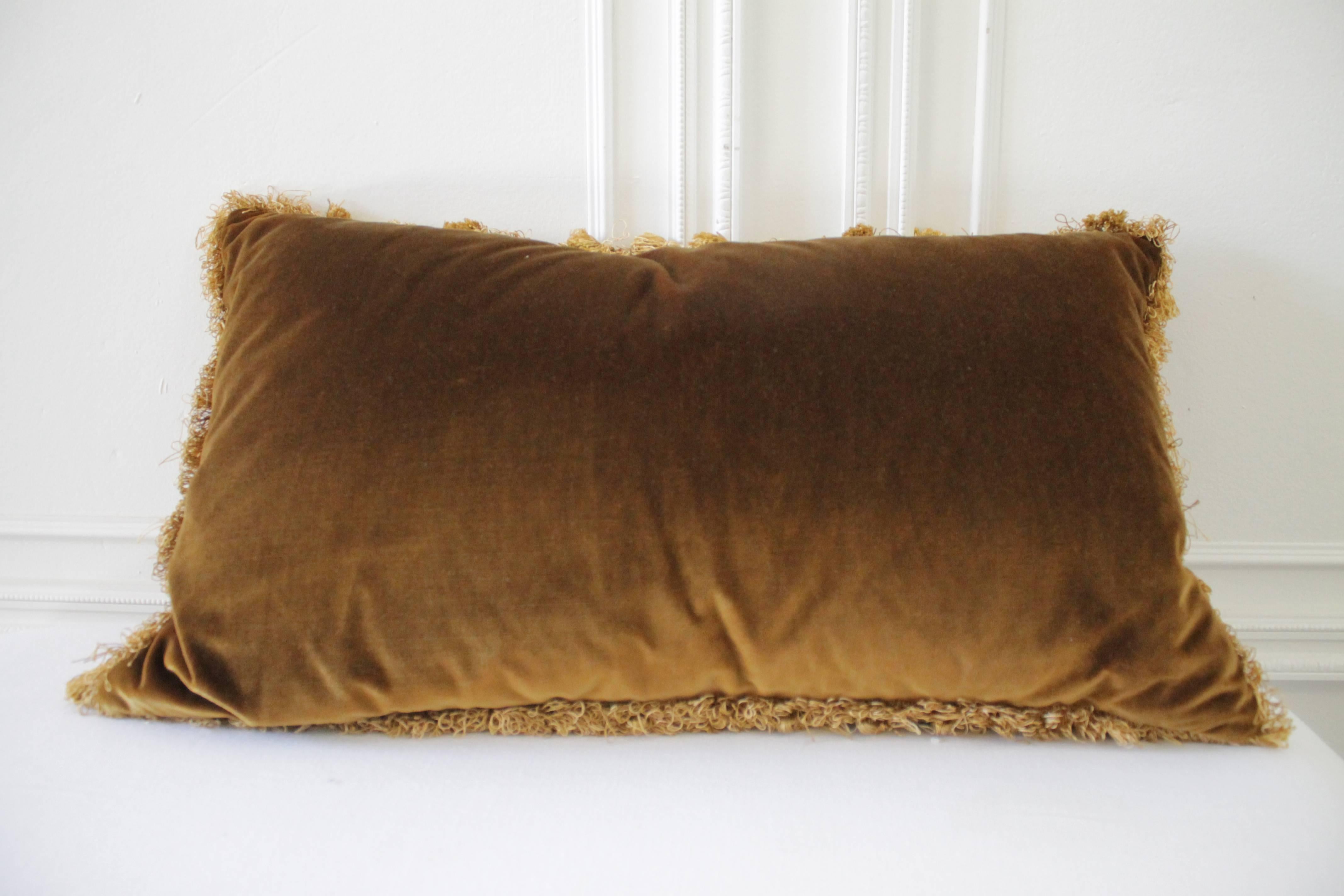 European 19th Century Aubusson Lumbar Pillows