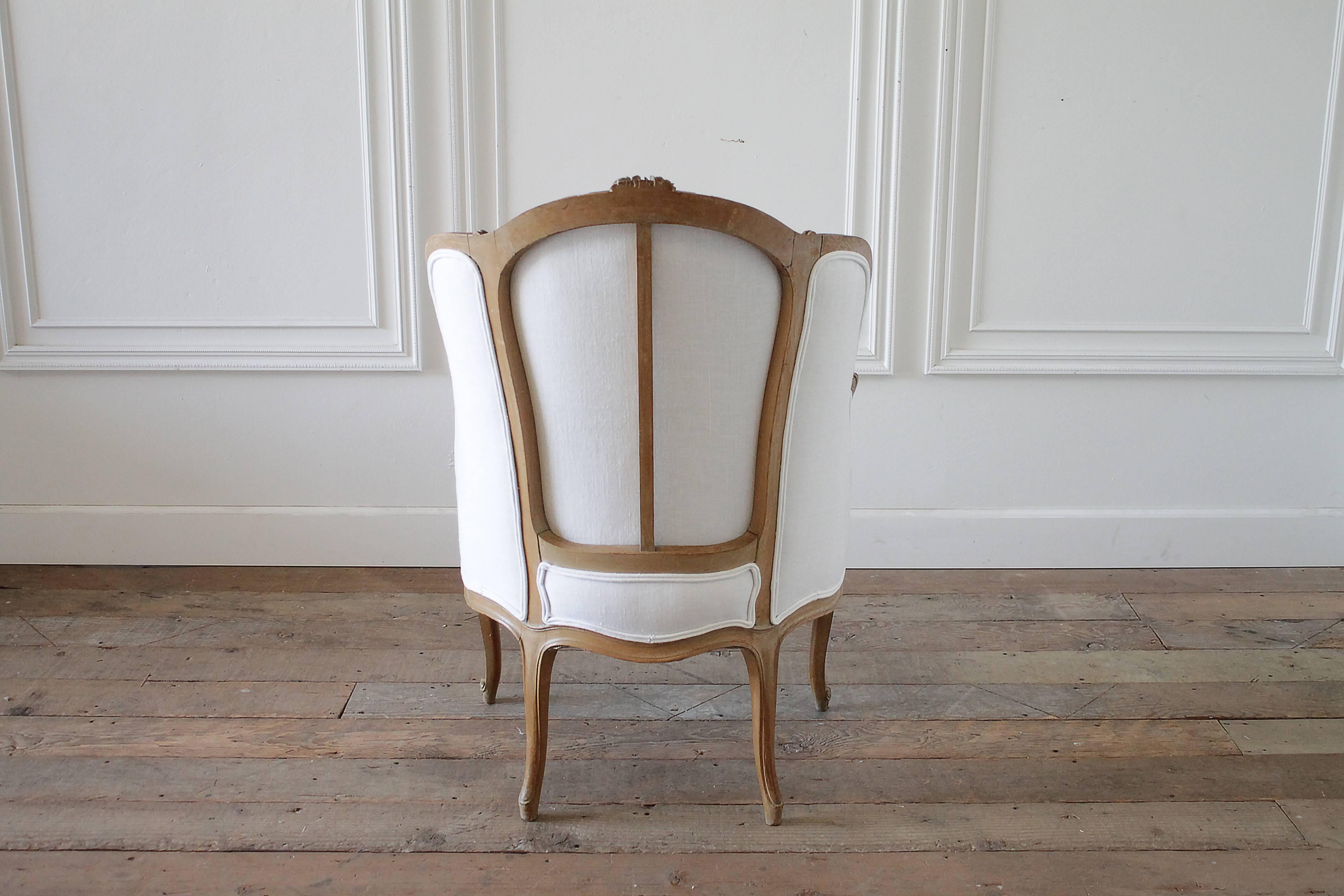 french style wingback chair