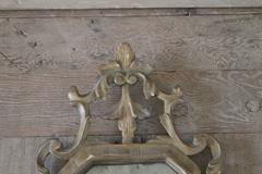 18th Century Antique Giltwood Italian Carved Mirror