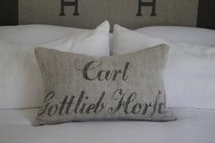 Antique Farmers Grainsack Pillow