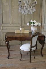 19th Century Antique Dutch Burl Wood Drop Leaf Desk