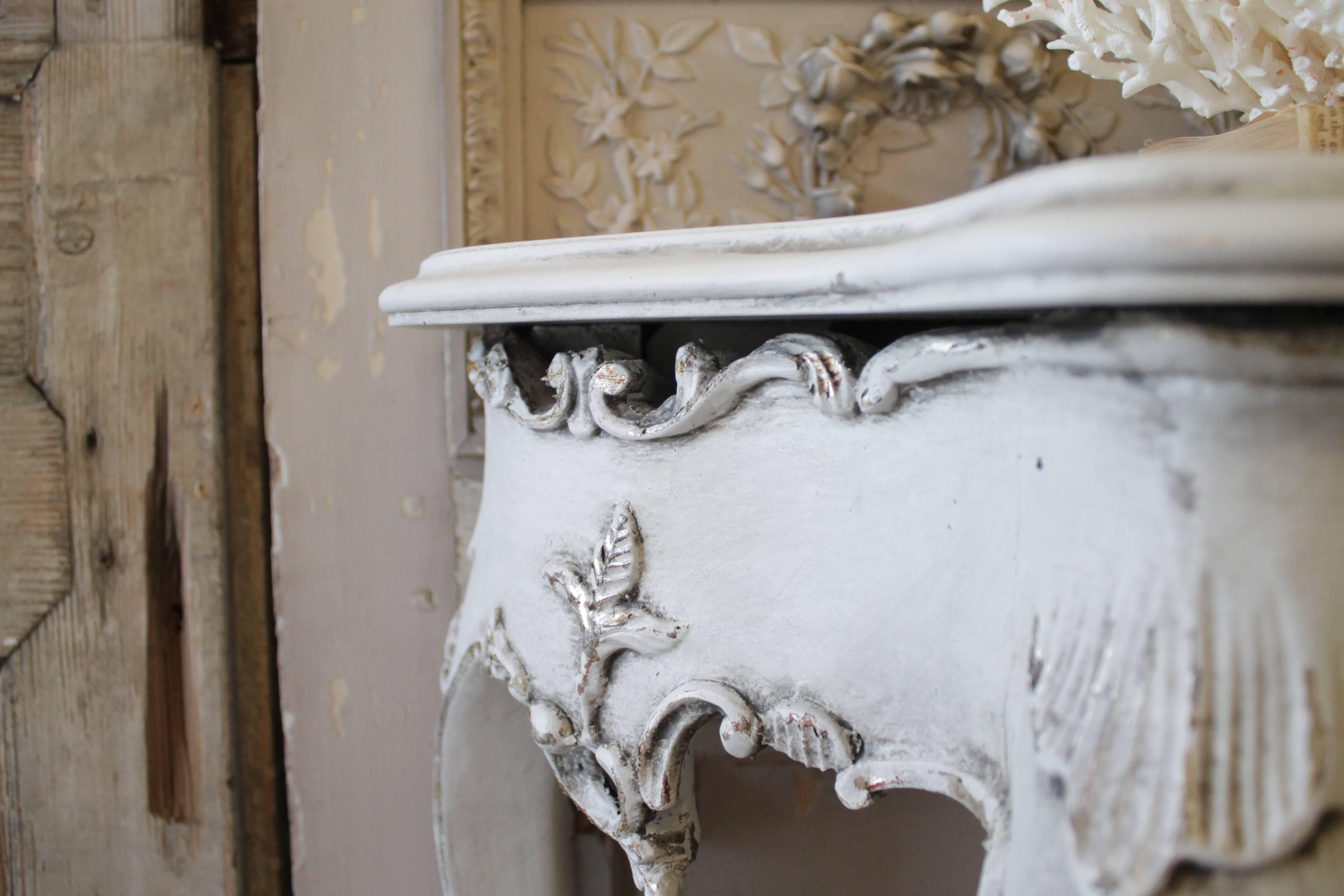 Louis XV Style Painted Console Table 1