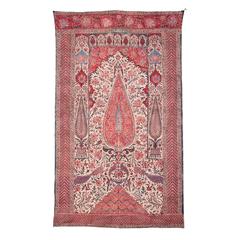 19th Century Isfahan, Persian/Indian for Persian Market Qalamkari Wall Hanging