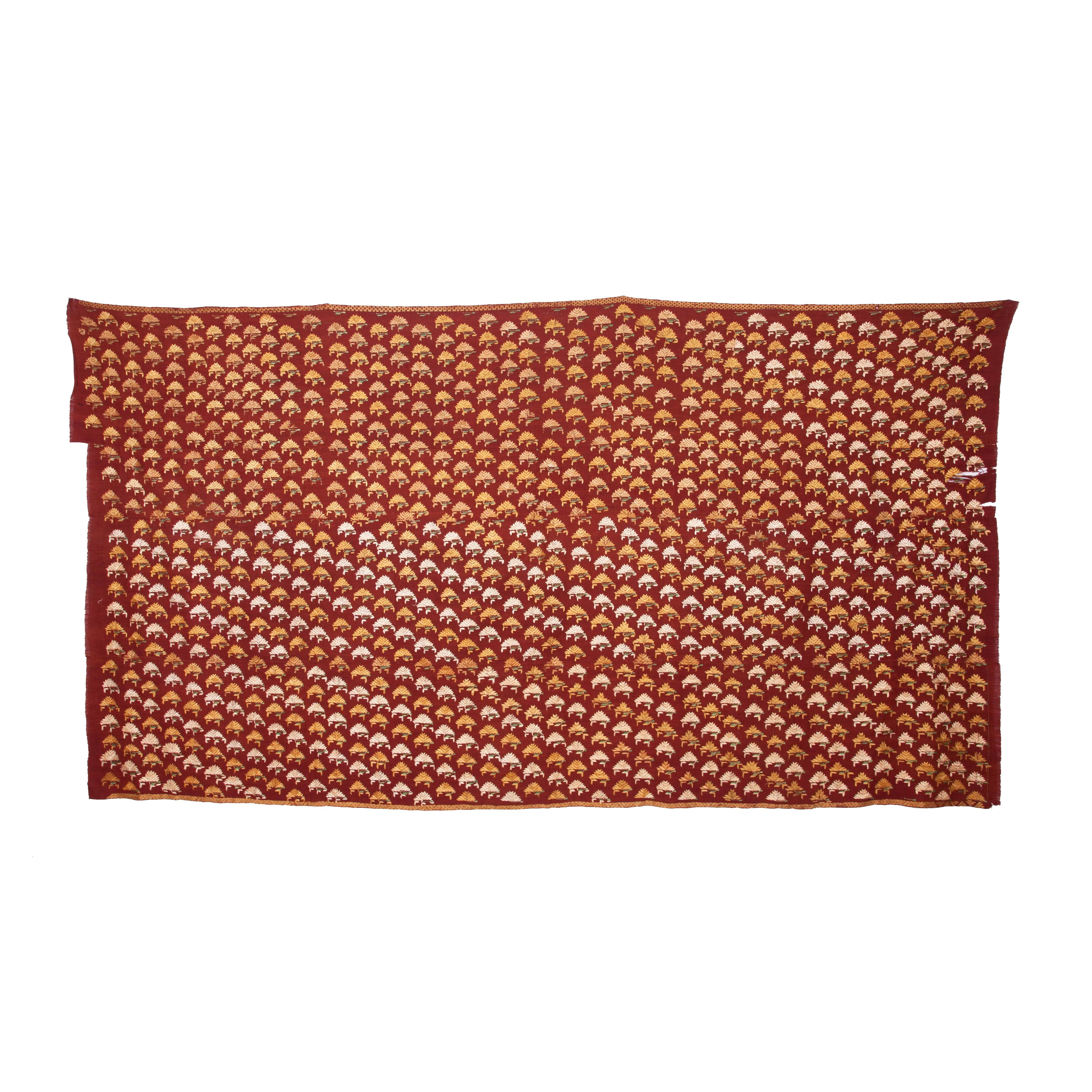 Early 20th Century Phulkari from India