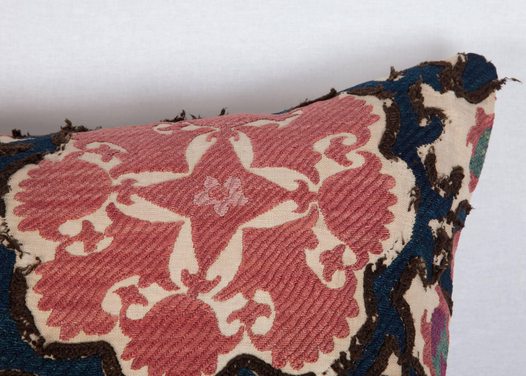 Embroidered Late 19th Century Tadjik Suzani Pillow