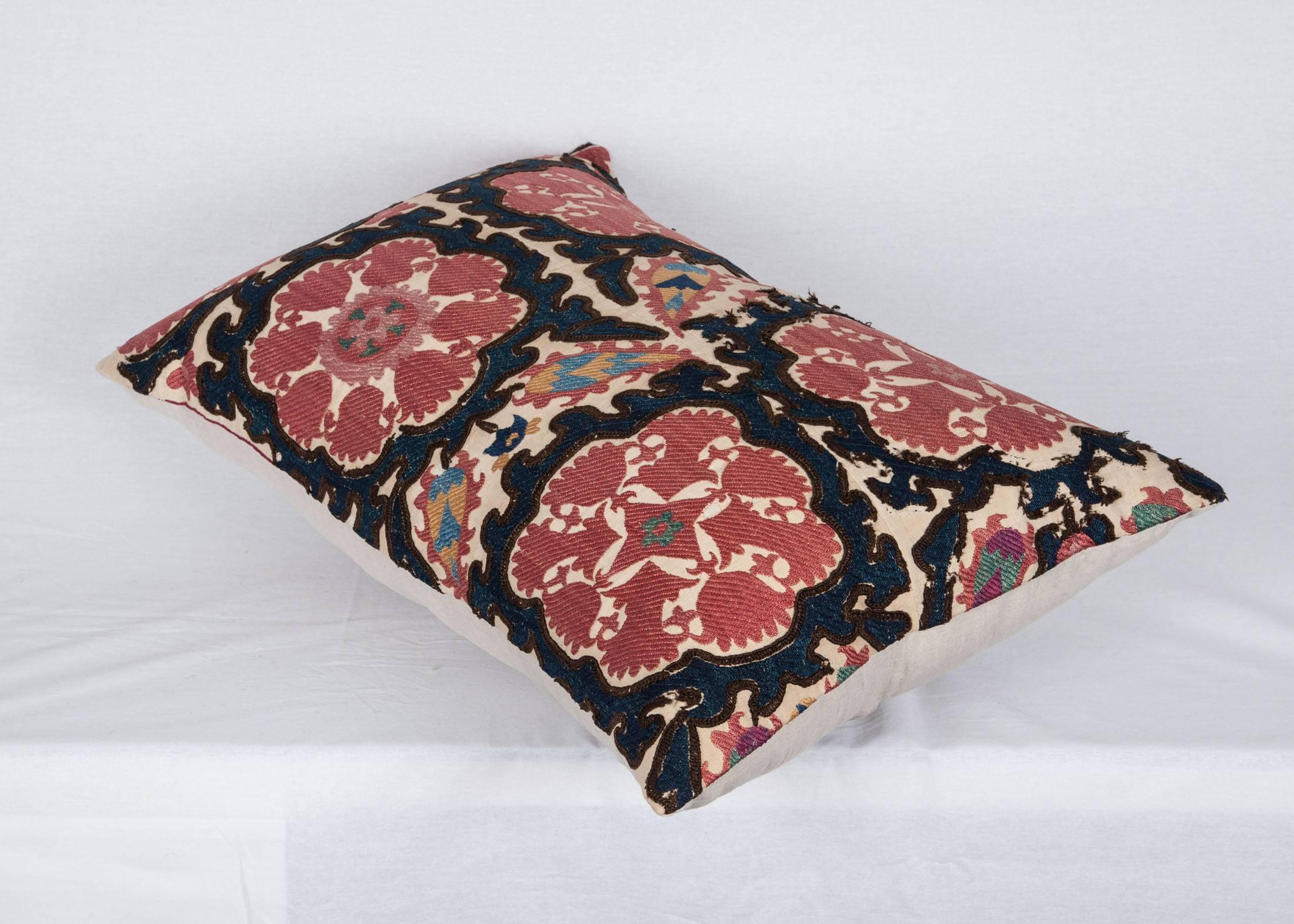 Late 19th Century Tadjik Suzani Pillow 1