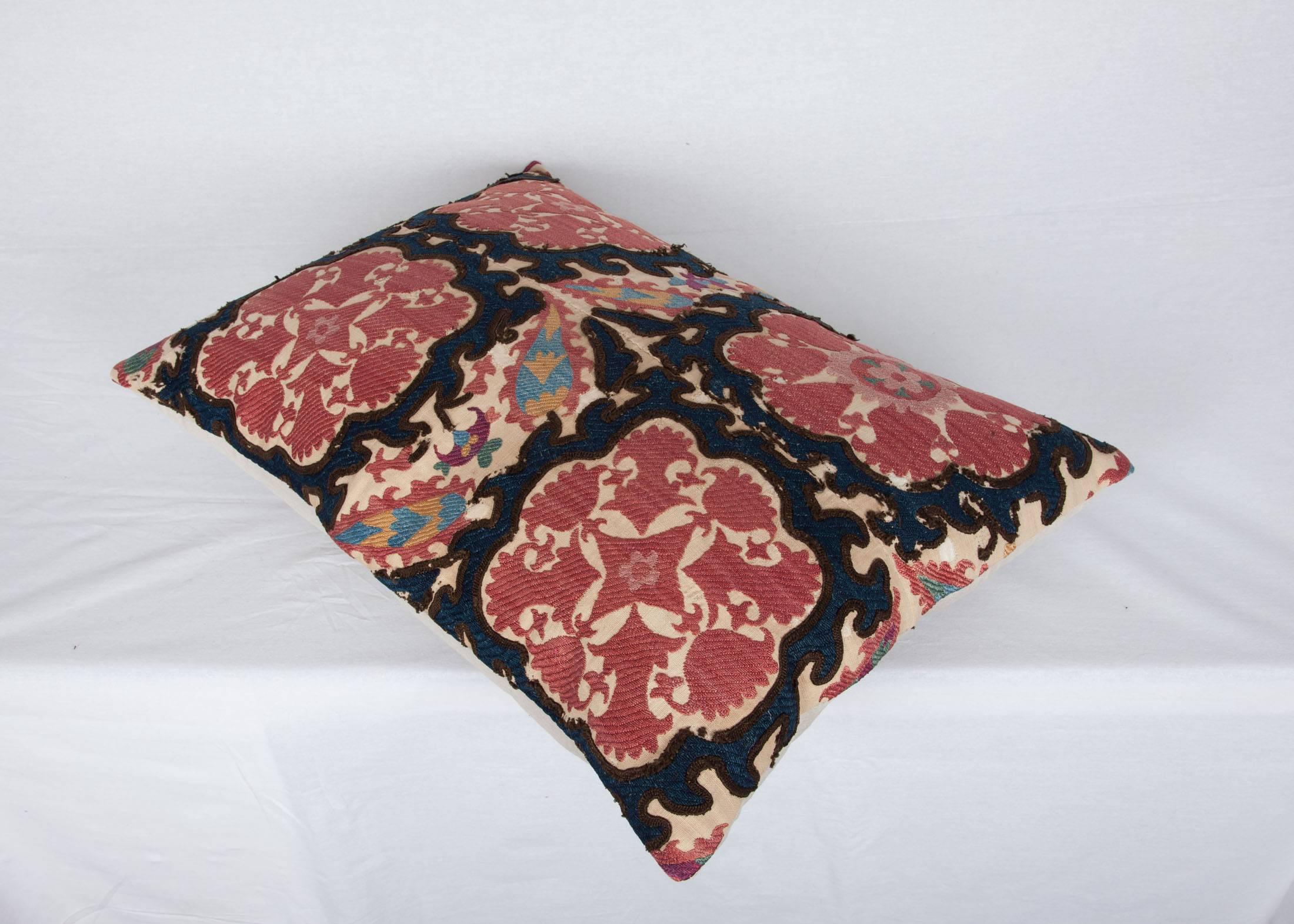 Late 19th Century Tadjik Suzani Pillow 2