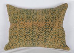 Early 20th Century Central Asian Cut Velvet Pillow