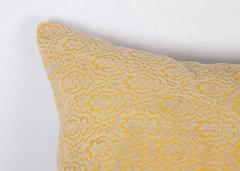 Early 20th Century Central Asian Cut Velvet Pillow