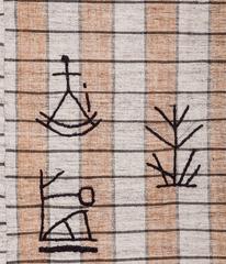 New Design on a Vintage Anatolian Kilim by Seref Ozen 6'1'' x 11'1''