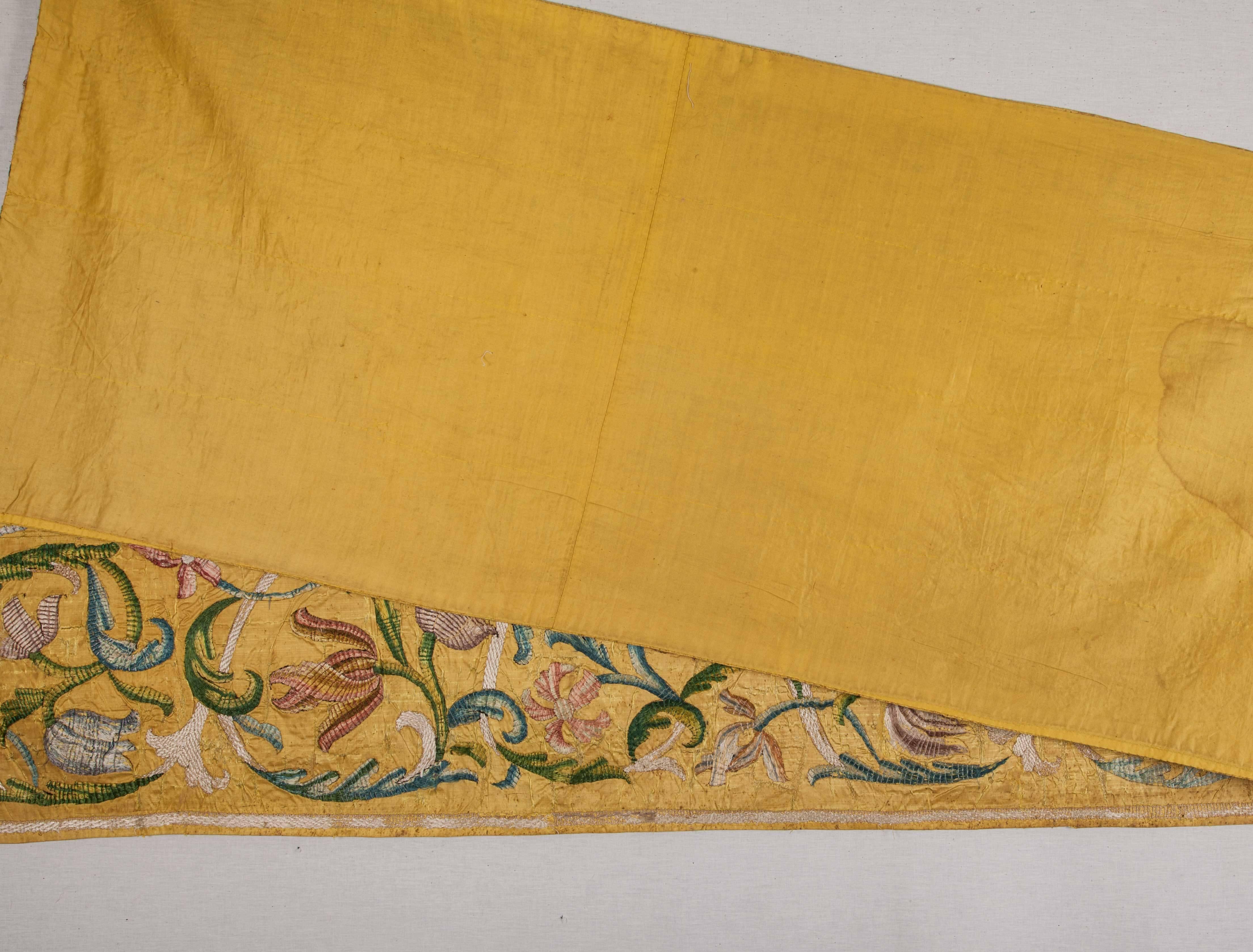 17th-18th Century Italian Silk Embroidery 2