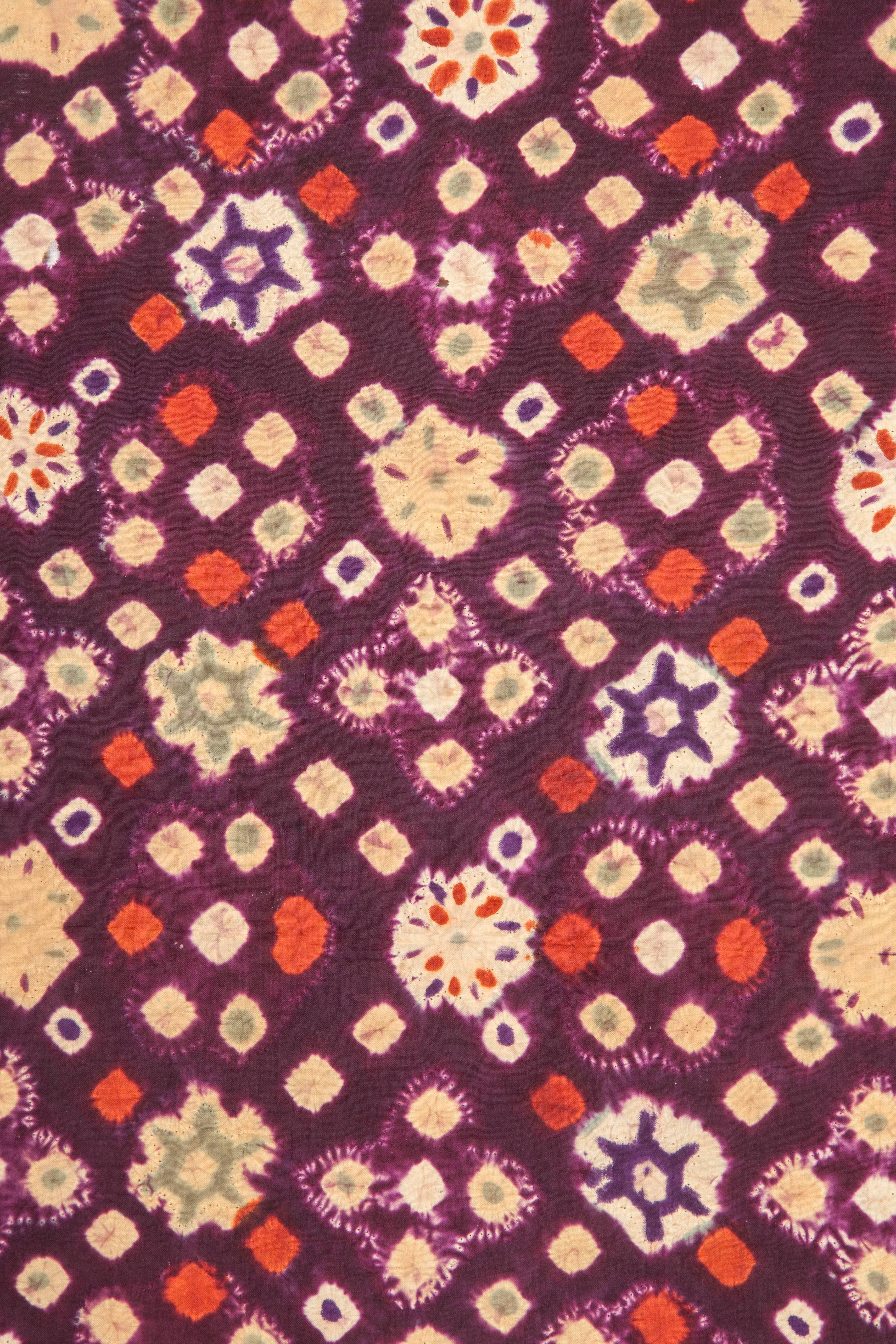 Batik Early 20th Century Indonesian Silk Plangi