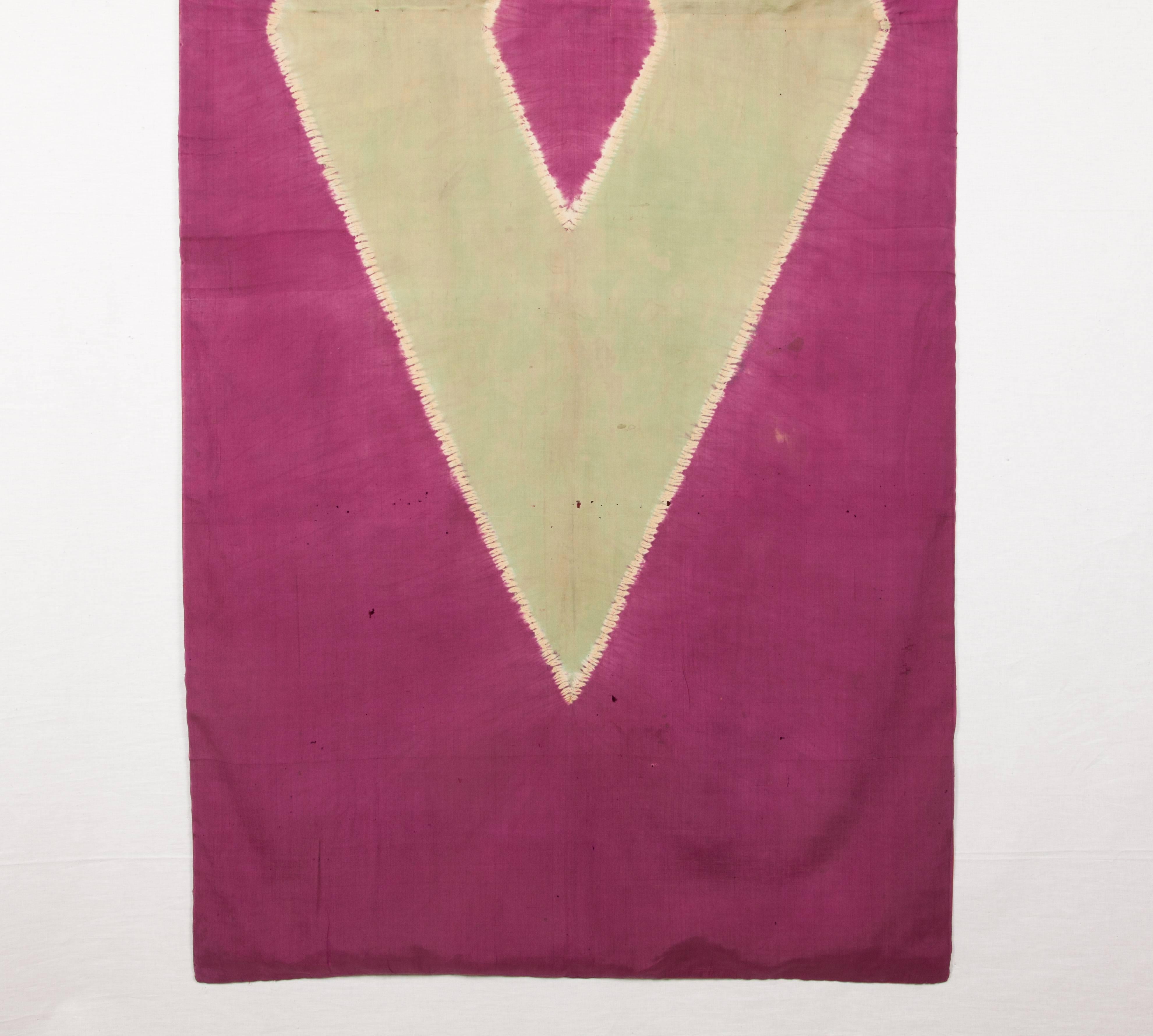 19th Century Late 19th-Earth 20th Century Indonesian Silk Plangi