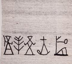 New Design on a Vintage Anatolian Kilim by Seref Ozen