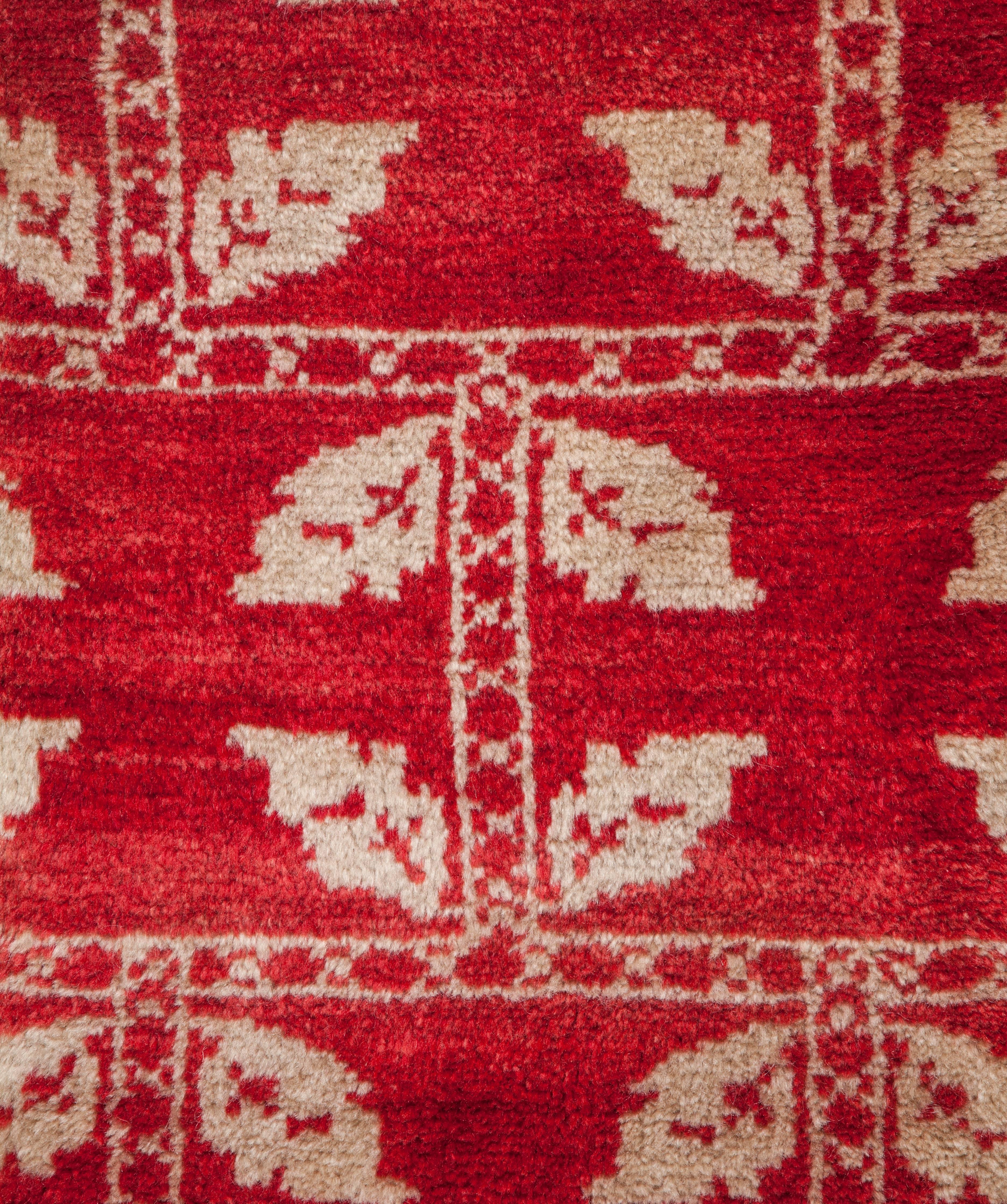 Mid-20th Century Central Anatolian Turkish Tulu Rug 3'6'' x  7'0'' In Good Condition In Istanbul, TR