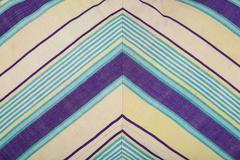 Silk Pillow Fashioned Out of a Mid-20th Century Uzbek Silk Fabric