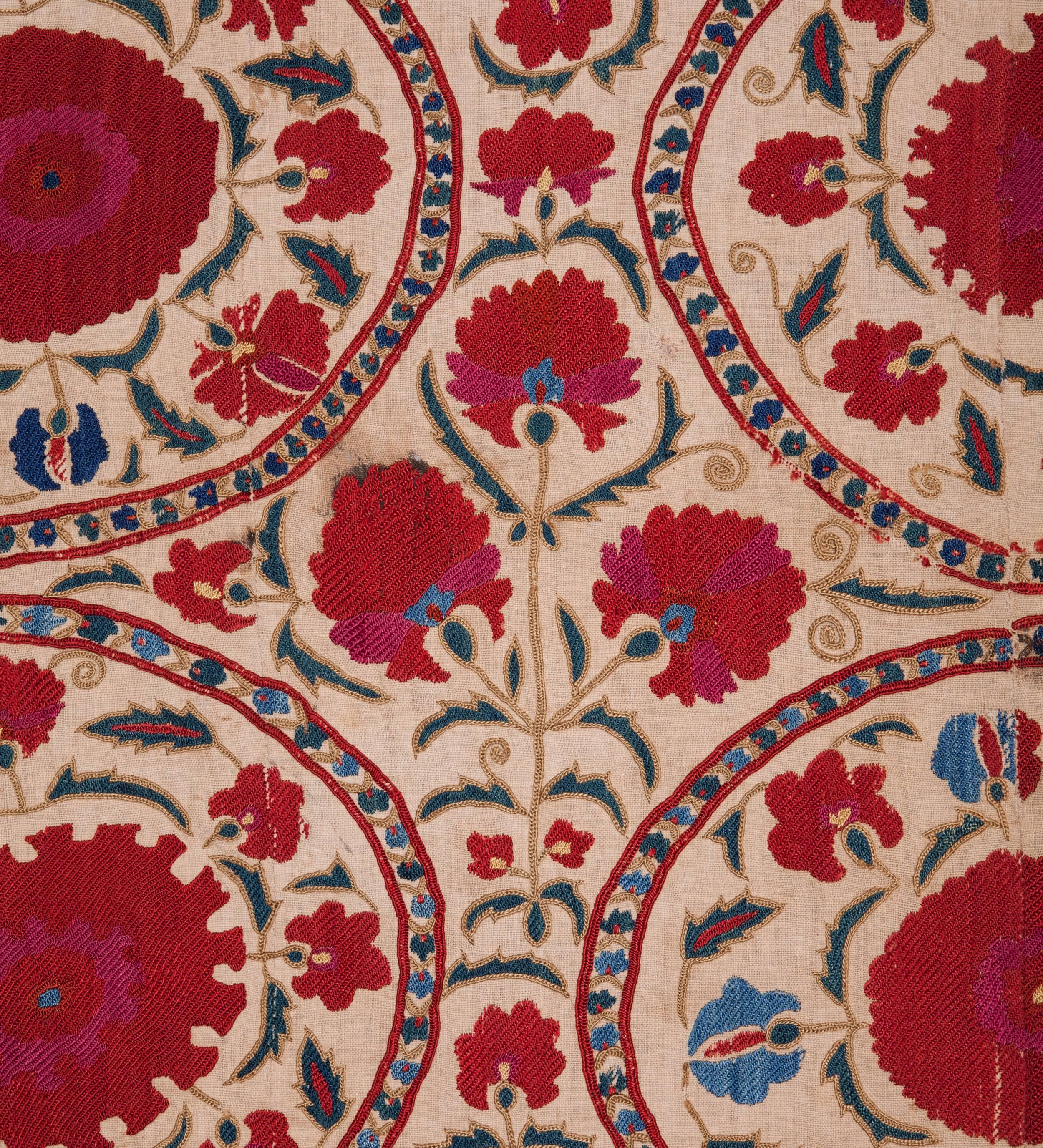 19th Century Bukhara Suzani from Uzbekistan 1