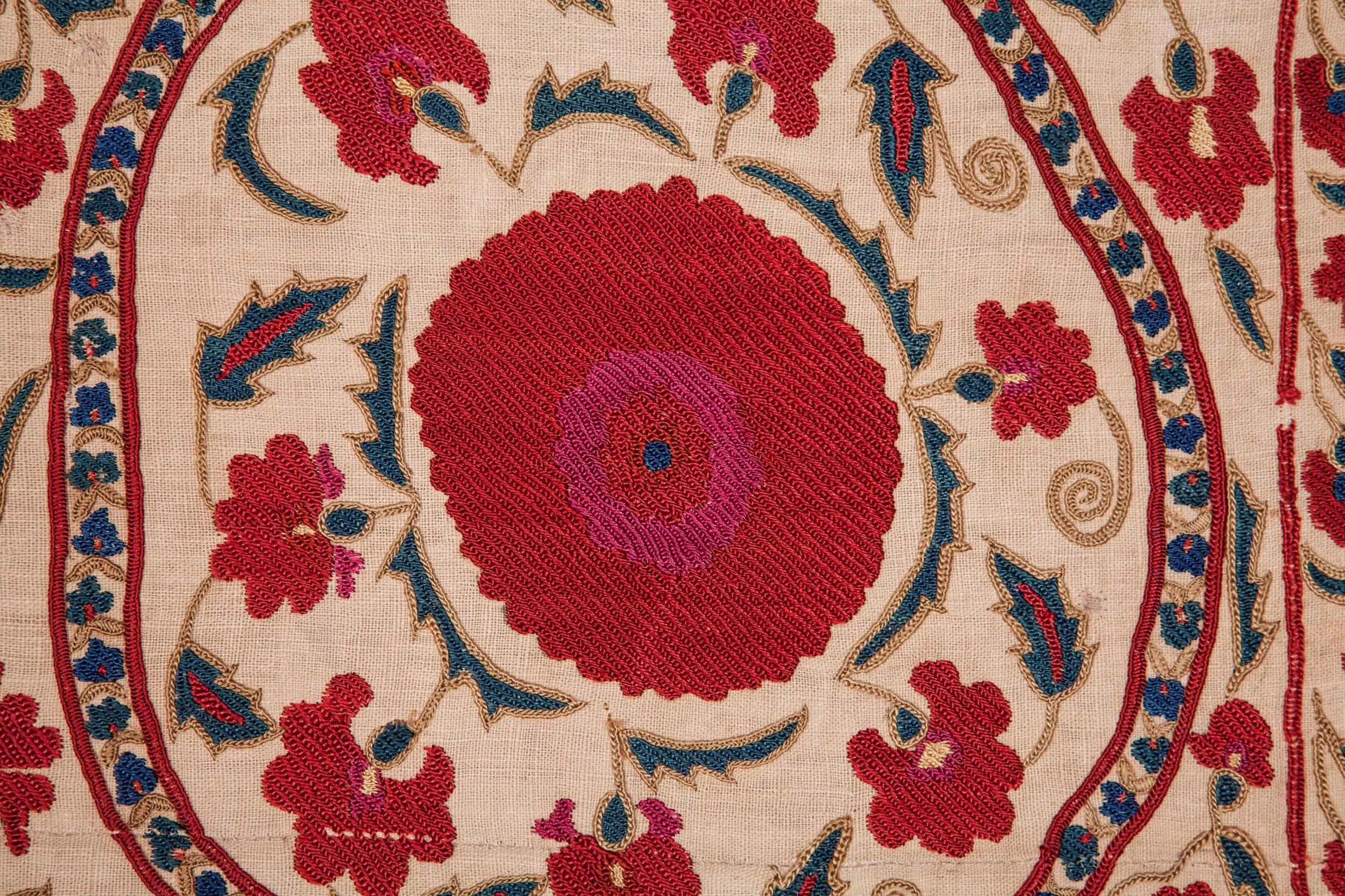 19th Century Bukhara Suzani from Uzbekistan 2