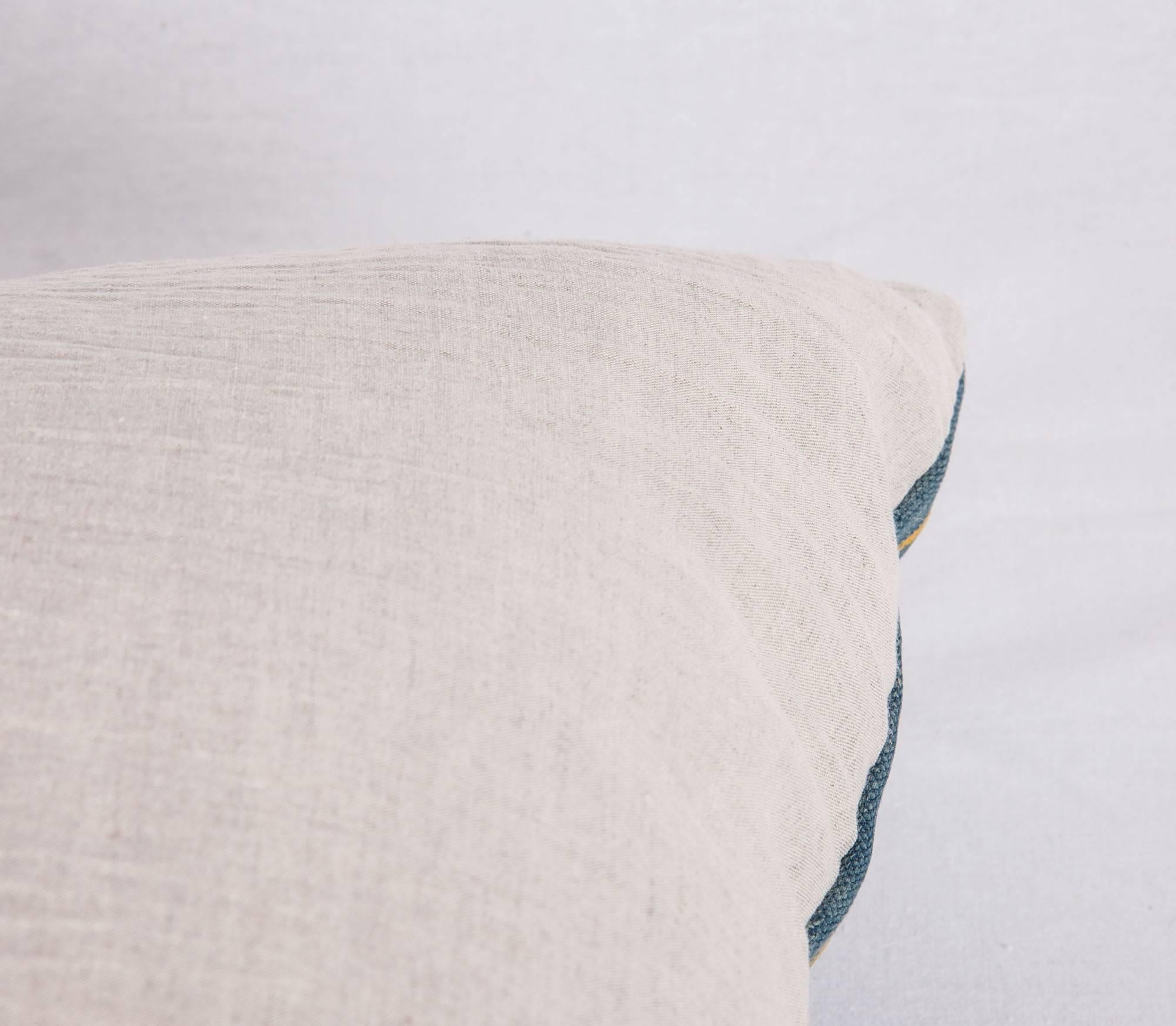Woven Early 20th Century Antique Middle Eastern Textile Fragment Fashioned Pillow