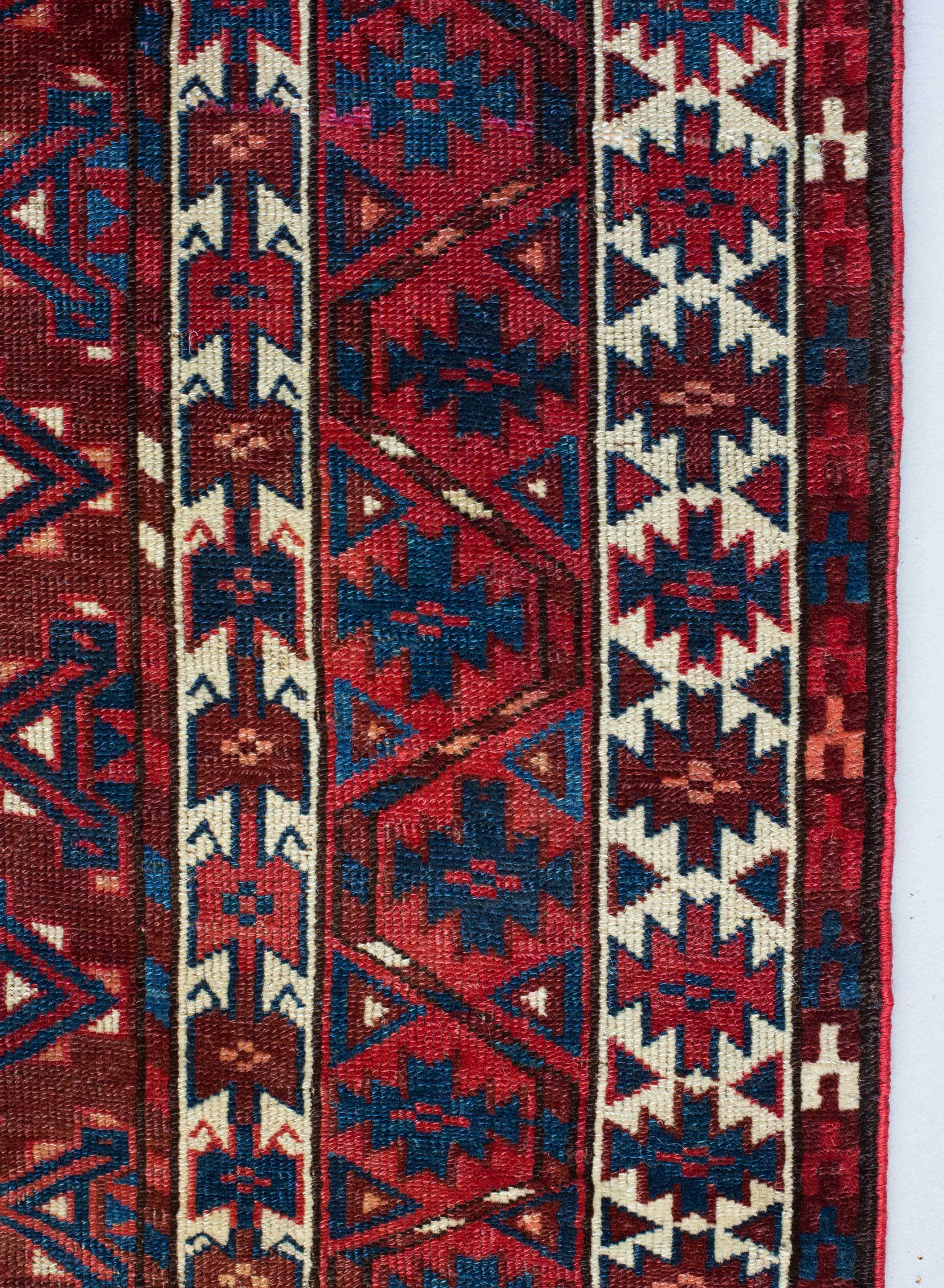 Tribal Mid-19th Century Turkmen Yomud Tribe Ensi