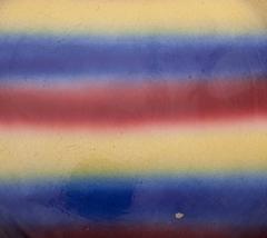 Early 20th Century Kuznetsov Ceramic Plate, Glazed with Spray Abstract Design
