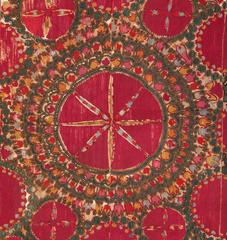 19th Century Antique Uzbek Tashkent Suzani