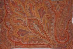 19th Century Paisley Wool Pillow