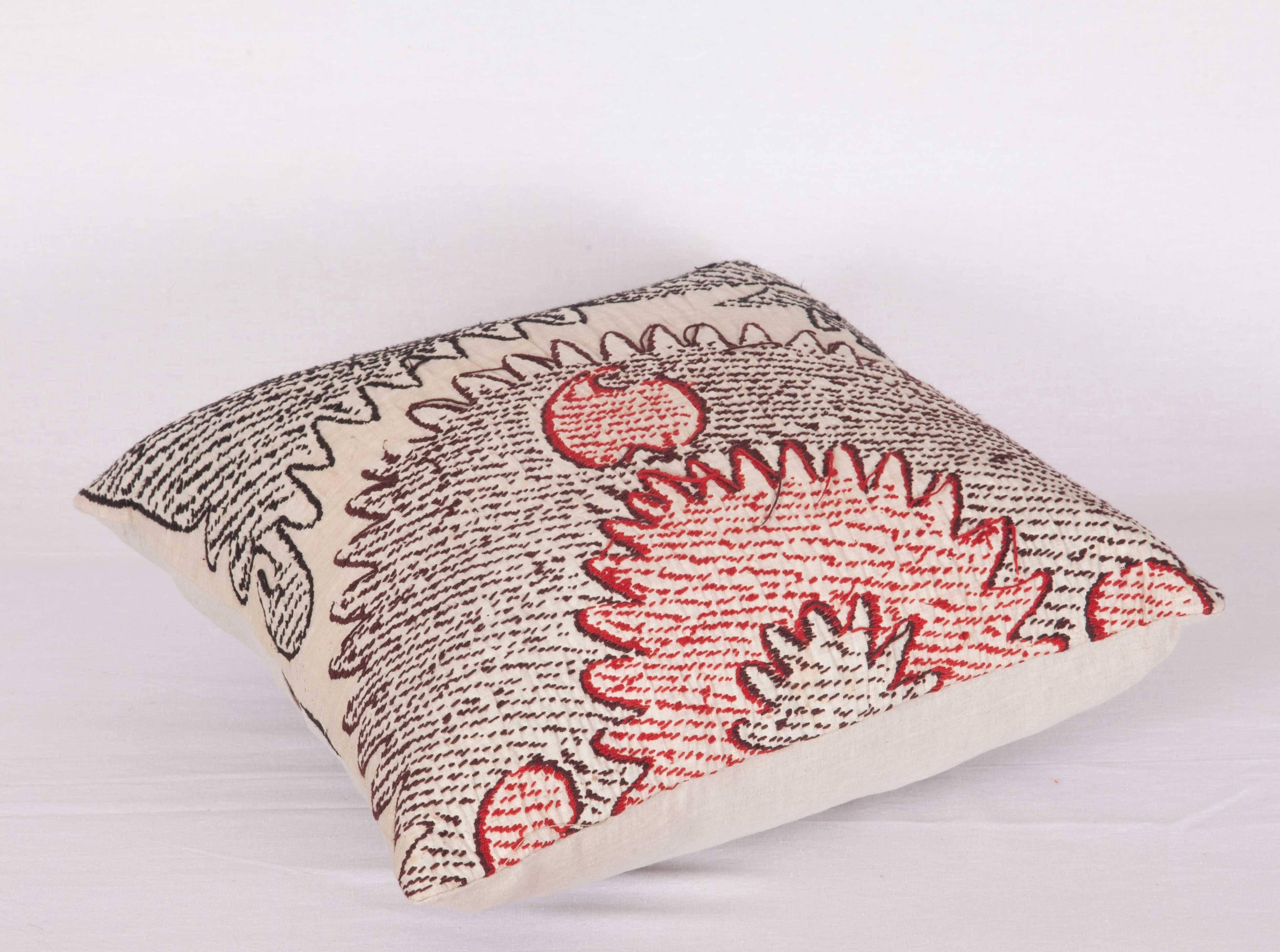 Pillow Made Out of a Mid-20th Century, Uzbek Samarkand Suzani 1